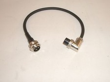 WORKMAN CP4 4 PIN RIGHT ANGLE PANEL MOUNT RIGHT ANGLE MICROPHONE ADAPTER CABLE