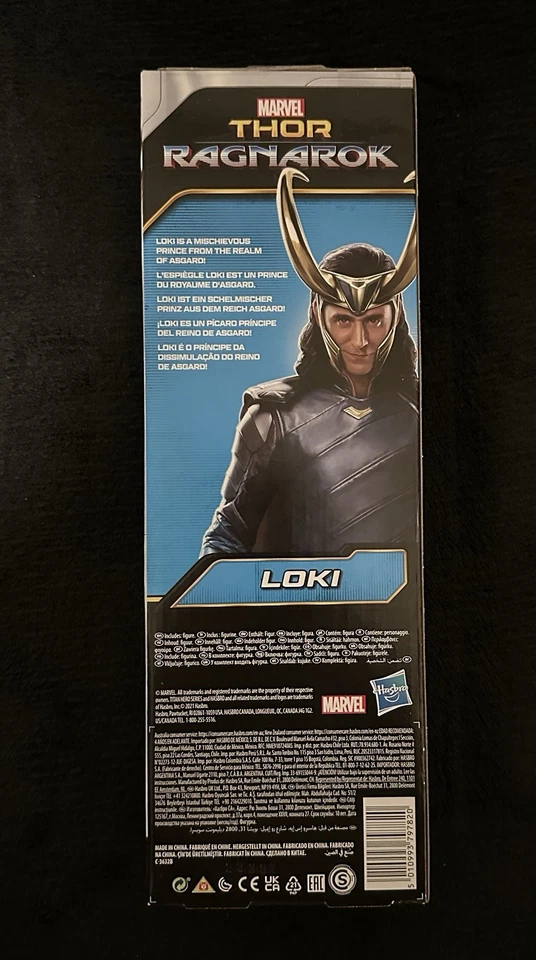 NUEVA Figura de Acción Hasbro F2246 Titan Hero Series Thor Ragnarok LOKI 12 pulgadas Foto 2 de 4
