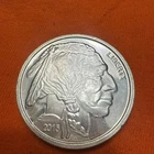 1 ounce Silver! 2015 indian head buffalo 1 Oz Silver Round