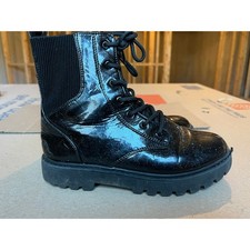 Art Class Rochelle Glitter Lace-Up Combat Boots 5
