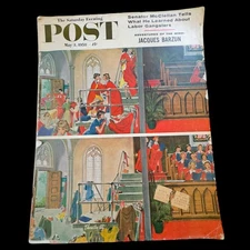 Saturday Evening Post, May 3, 1958 - Women's Choir, Gangsters Thornton Utz Cover