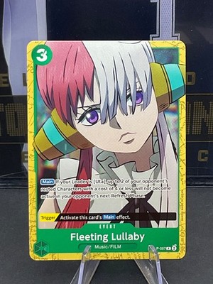 Fleeting Lullaby Promo P-057 Event Card Game English One Piece TCG