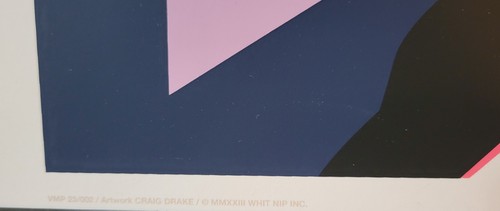 WHITNEY HOUSTON SILK SCREEN PRINT VERY RARE 89/139 BY CRAIG DRAKE 1980S - Picture 13 of 21