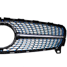 Azurblau Folie f&uuml;r A-Klasse W177 Diamantgrill K&uuml;hlergrill Auto Aufkleber K050