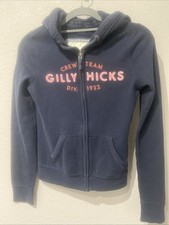Gilly Hicks Sydney Abercrombie  Fitch Women's Small Navy Vintage Hoodie
