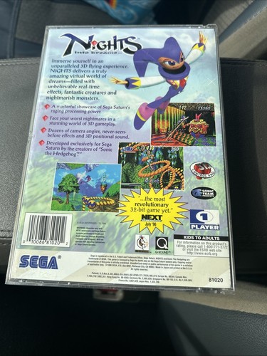 Nights Into Dreams... (Sega Saturn, 1996) - CIB with REG CARD - Picture 9 of 10
