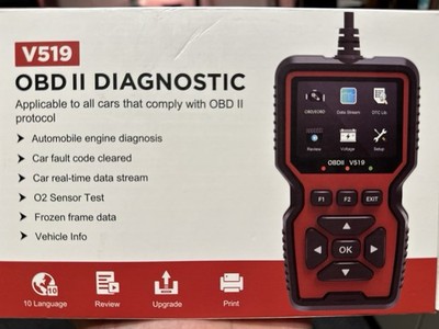 OBD2 Diagnosegerät V519   OBDII Scanner   Fehlercodes löschen / Auto Diagnose