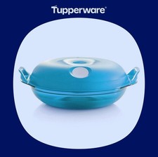 TUPPERWARE Mikrowelle Mikro Fix 700 ml blau rund Micro Dose Tupper Microwelle 