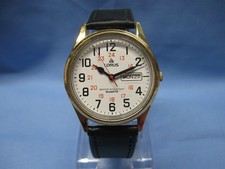 MAN'S 24 HR DIAL W/ DAY & DATE WATCH by LORUS - WORKING WELL - NEW BATTERY