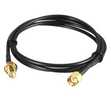 Antenna Extension Cable RP-SMA Male to RP-SMA Female Low Loss RG174 3 ft