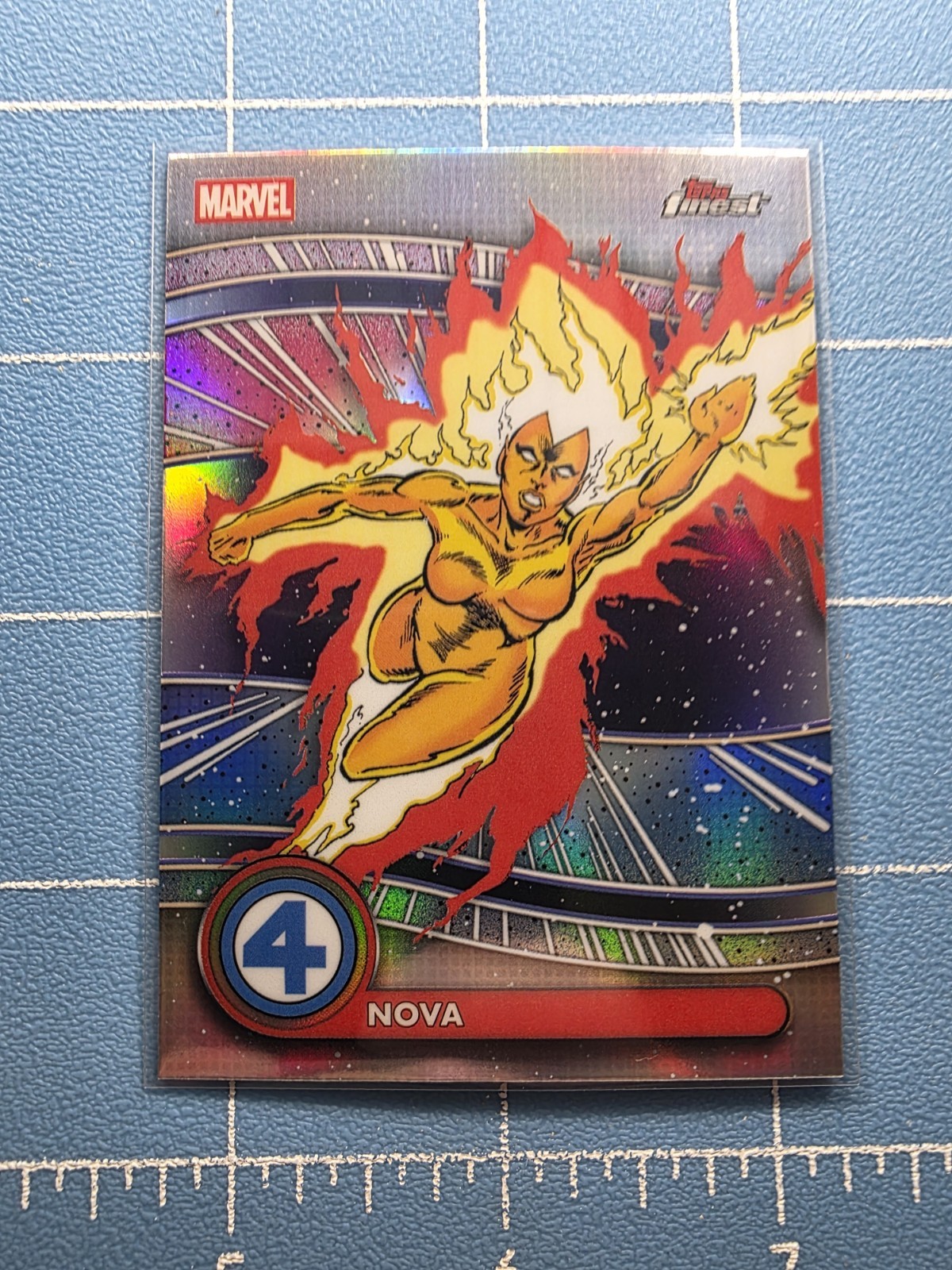 2026 Topps Finest Marvel Fantastic Four - Nova #075 - Uncommon - Refractor