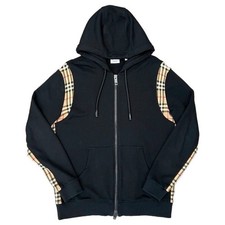 BURBERRY Sweat Parker M Black Check 8034510 CHECKERZIP Checker Zip Up Parker 22S