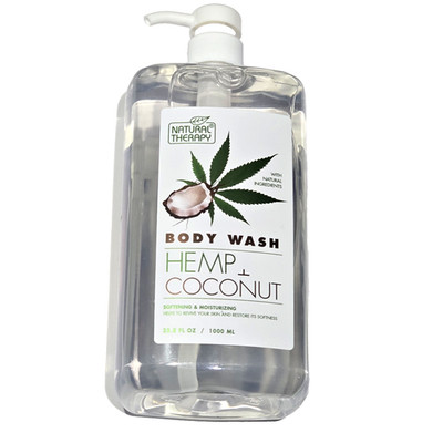 Natural Therapy Body Wash Hemp Coconut Softening Moisturizing Revive Skin 33.8oz