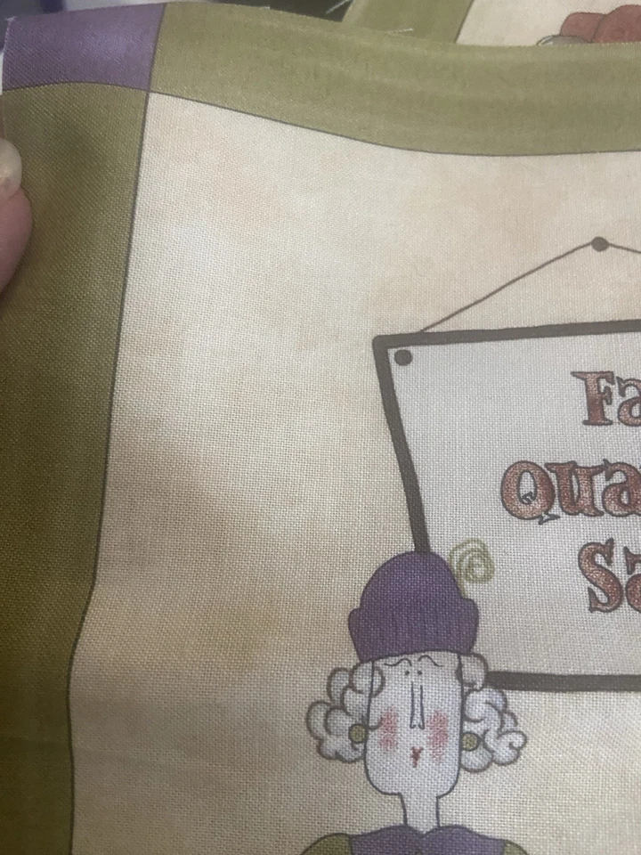 Lot Of 21 New Hats Old Friends Quilt Panels by Sandy Gervais for Moda - Image 4 of 4