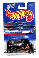 Hot Wheels First Editions 22/36 (2000) Cabbin' Fever Black Collector Toy #082