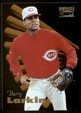 1996 Pinnacle Zenith #19 Barry Larkin Cincinnati Reds