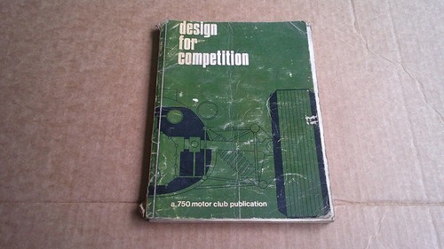 1966 Design for Competition 3rd Edition Special Builders Guide 750 Motor Club 