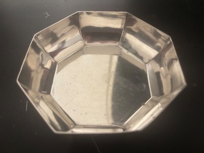 Tiffany Sterling Silver Octagon Tray Excellent Condition 127 Grams 