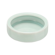 Reptile Food Bowl, Worm Water Dish Ceramic Pet Bowl Small 3 In, Light Cyan 