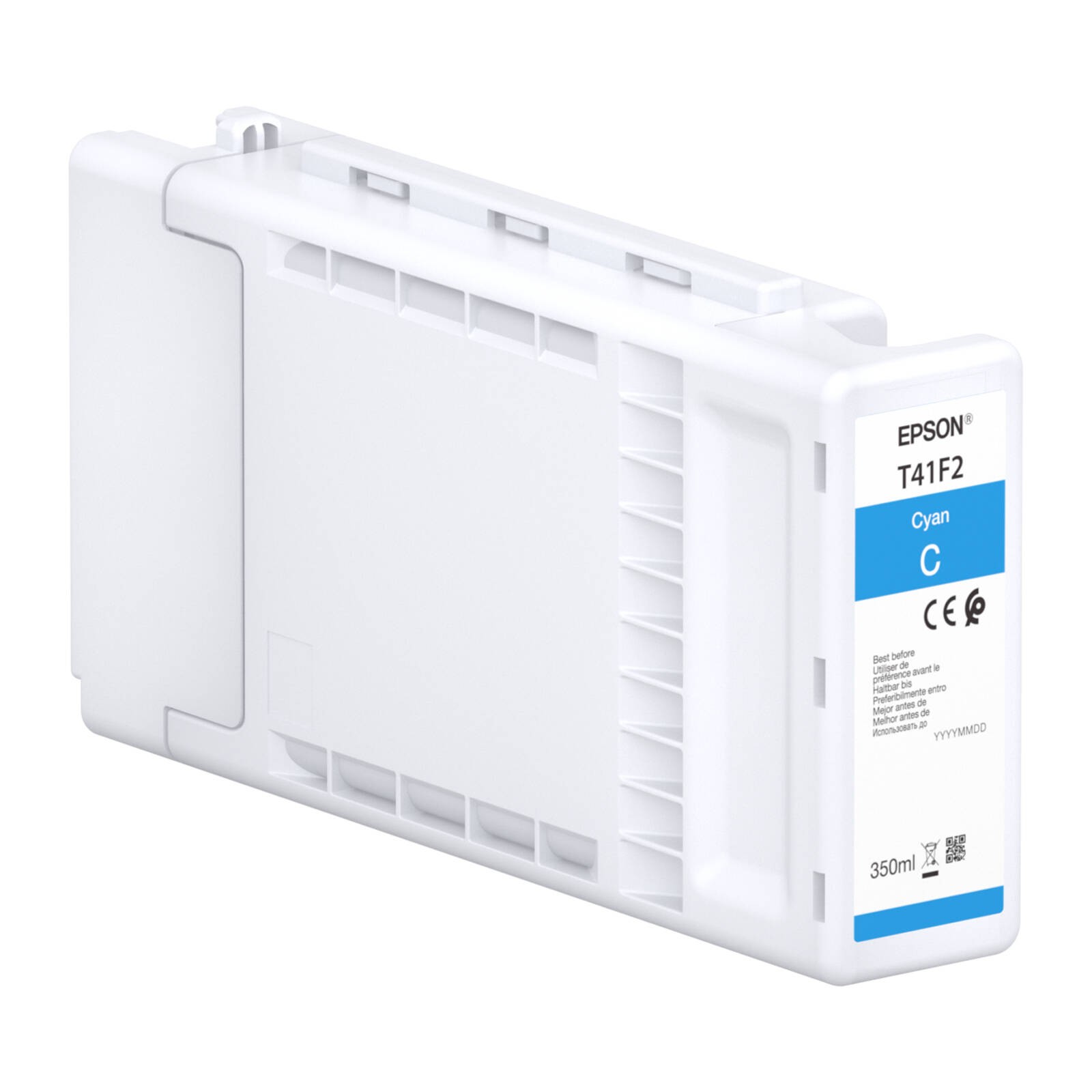 Epson Cyan C13t41f240/T41f2 Ink Cartridge 350Ml For Sc-T 3400/34 - Image 3