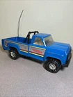 Vintage Tonka 11062 Pressed Steel Toy Pickup Truck Blue 1970s Removable Tires