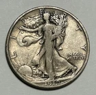 1919 S WALKING LIBERTY HALF DOLLAR F-VF