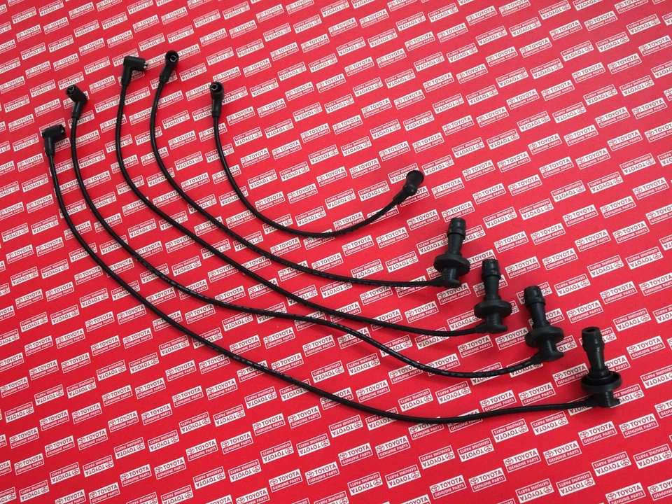 Juego de cables enchufes motor Toyota Celica RA23 RA25 RA28 2000 GT 18RG 1976 1977 1978 Foto 3 de 4