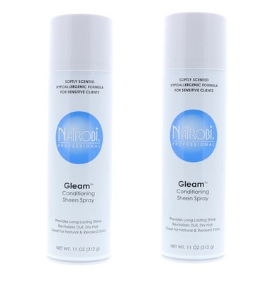 Nairobi Gleam Conditioning Sheen Spray, 11 oz Pack of 2