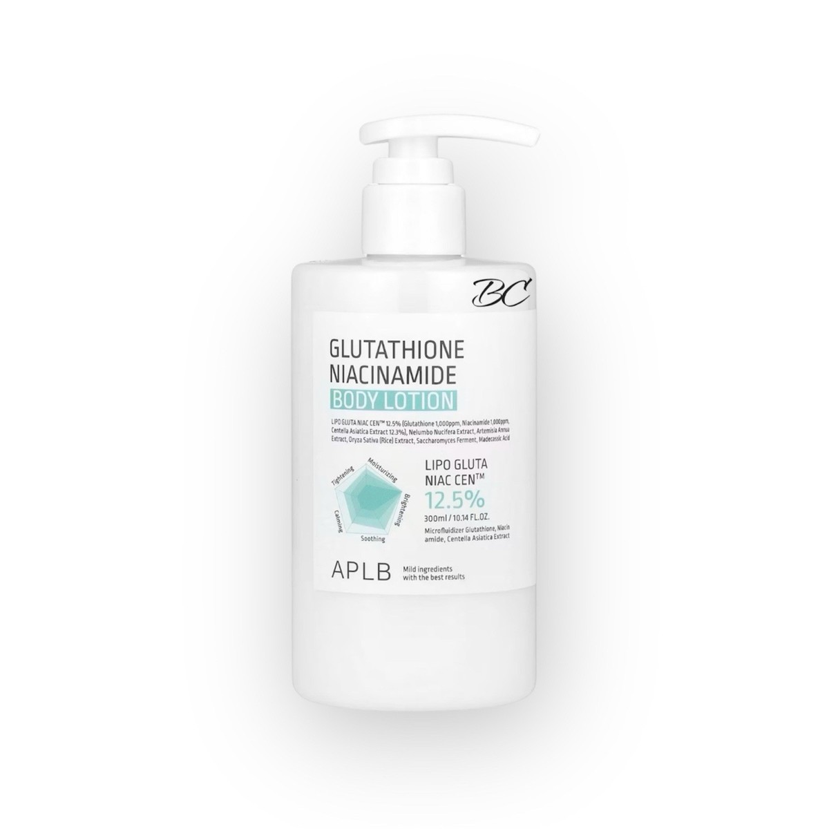 aplb glutathione hyaluronic acid body lotion APLB Glutathione Niacinamide Body Lotion 300ml.. 1 BOTTLE