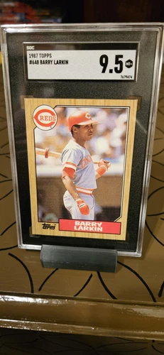 1987 TOPPS #648 BARRY LARKIN RC SGC 9.5!!! HOF REDS