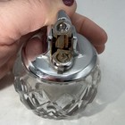 RONSON Glass Crystal Beautiful Decor Table Cigarette Lighter Collectible Antique — photo 3