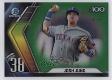 2022 Bowman Chrome Scouts Top 100 Green Refractor 98/99 Josh Jung #BTP-38 uk2