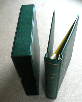 Leuchtturm Lighthouse 'Perfect' Turn Bar Used Binder & Slipcase, Falkland Island