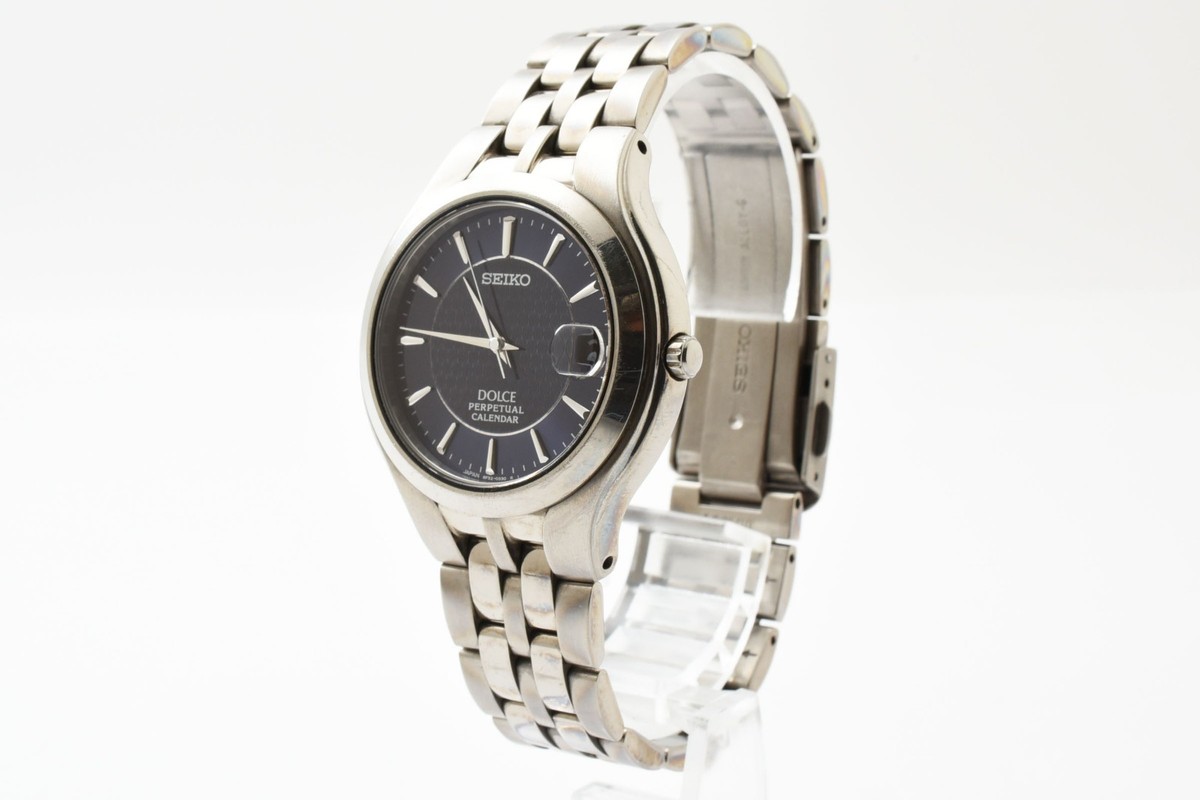 [日本製]SEIKO DOLCE パーペチュアルカレンダー 8F32-0260 美品] SEIKO DOLCE パーペチュアルカレンダー 8F32-0260｜Yahoo