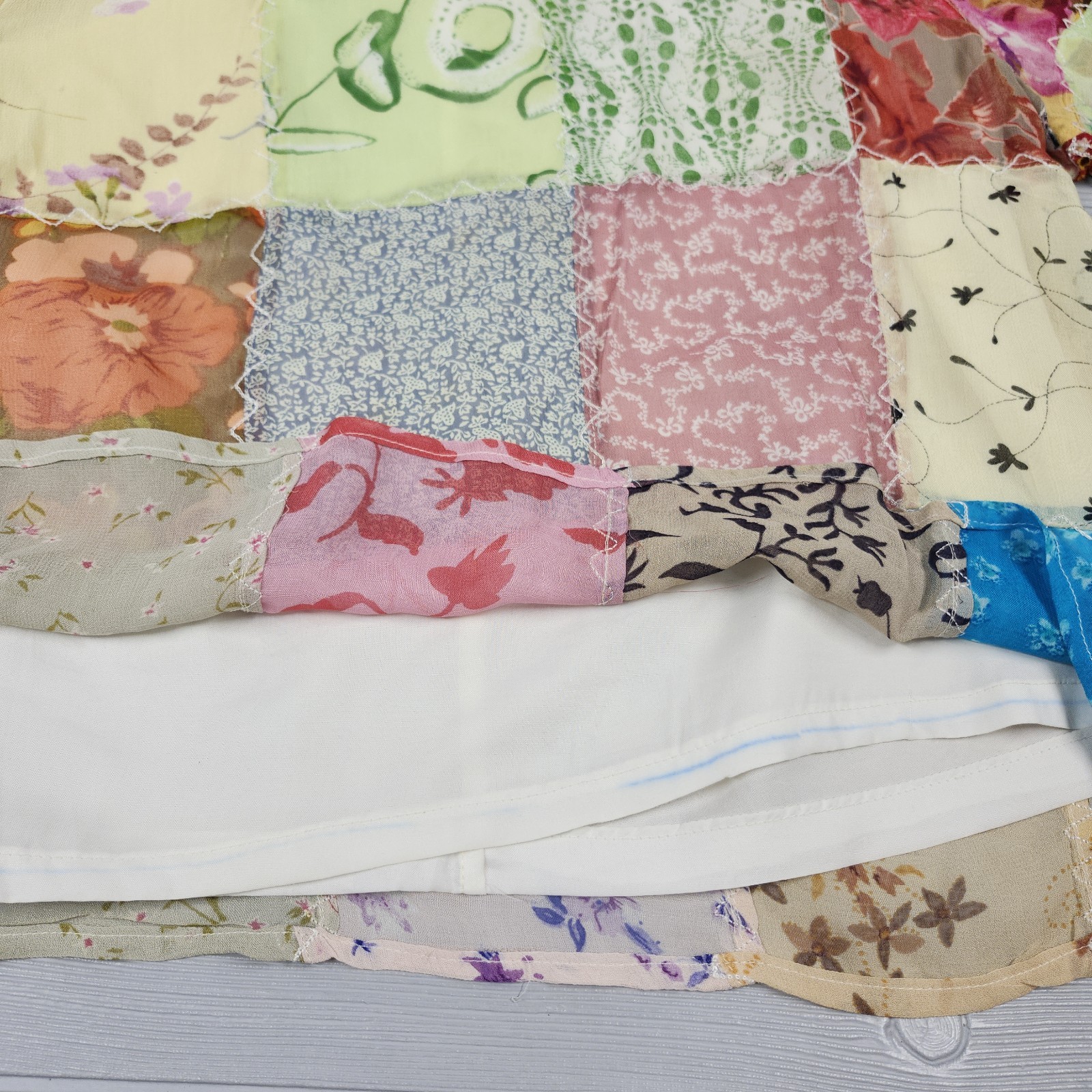 Sacred Threads Patchwork Bohemian Top Womens Size… - image 6