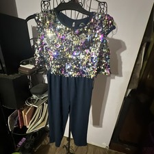 Wonder Nation Girls Sparking Blue One Piece Romper Size XS Children  s