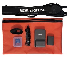 Canon Camera Kit: RS-60E3 Remote, CB-2LW Charger, 2x Batt, Strap, Cumberland Bag