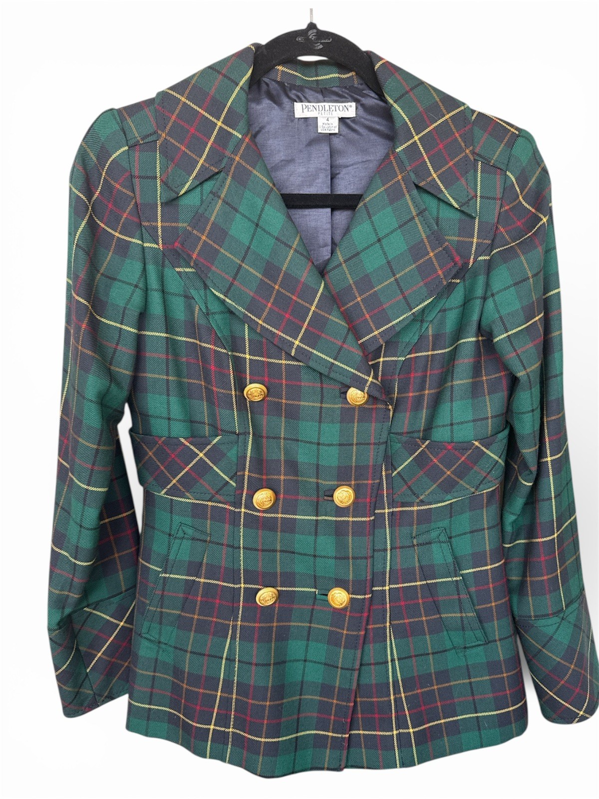 Pendleton Blazer Size 4 Double Breasted Jacket 10… - image 1