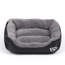 Soft Square Large Dog Sofa Elastic Dog House Cushion Winter Warm Medium Dog Bed