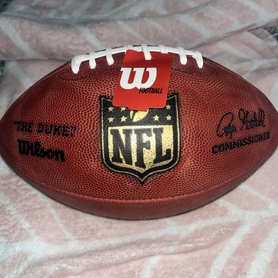 Wilson F1100 NFL Authentic Game Ball Football The Duke/Roger Goodell D13843