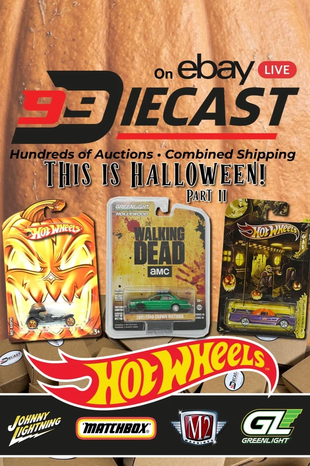 ☀️🎃 All Day Diecast: Show B - Halloween! Hot Wheels, Kaido, M2 ++ 10/31