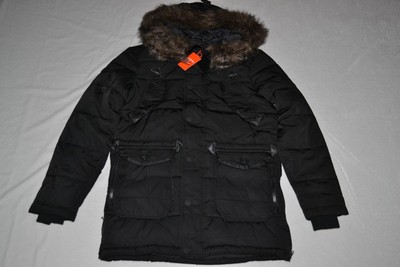 AUTHENTIC SUPERDRY MENS CHINOOK PARKA COAT   BLACK  ALL SIZES BRAND NEW