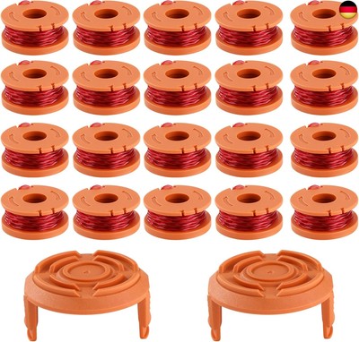 12 Stücke Rasentrimmer Spule,Rasentrimmer Faden,für Alle Worx-Trimmer und 2 S