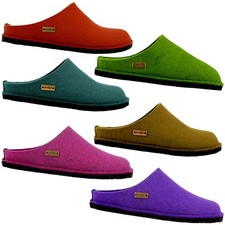Haflinger Unisex Hausschuh Flair Soft 311010 Fliz unifarben Gr.36-50