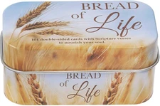 Christian Art Gifts Bible Verse Promise 3.7 x 2.1 x 1.7 inches, Bread of Life 