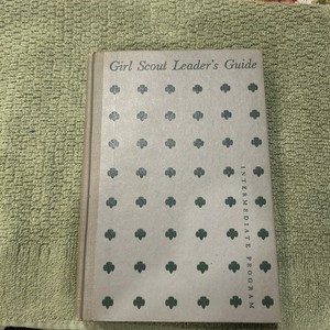 Girl Scout Leaders Guide Book 1955 Vintage Girl Scouts