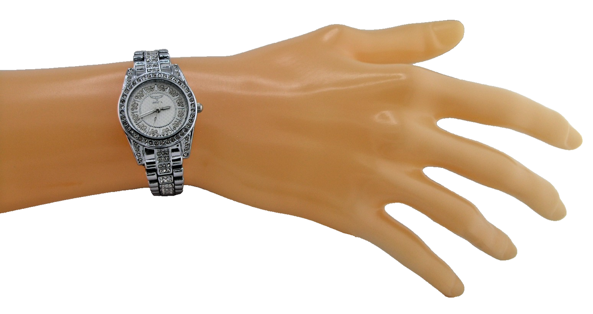 NEW INVICTA 69062 WILDFLOWER SILVER TONE STEEL WOMENS WATCH