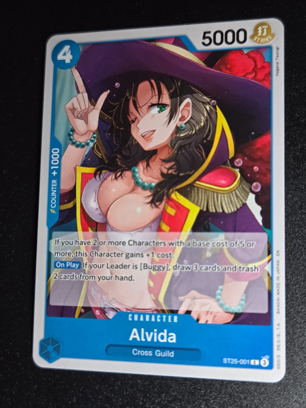 ST25-001 Alvida : Common English One Piece TCG Card : ST25: Starter Deck - BLUE