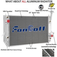 3row Aluminum Radiator For 1996-2005 98 Chevy Astro Gmc Safari 4.3l V6 At 1786