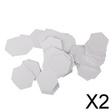 2x 100 Pieces Hexagon English PAPER PIECING Quilting Templates Craft